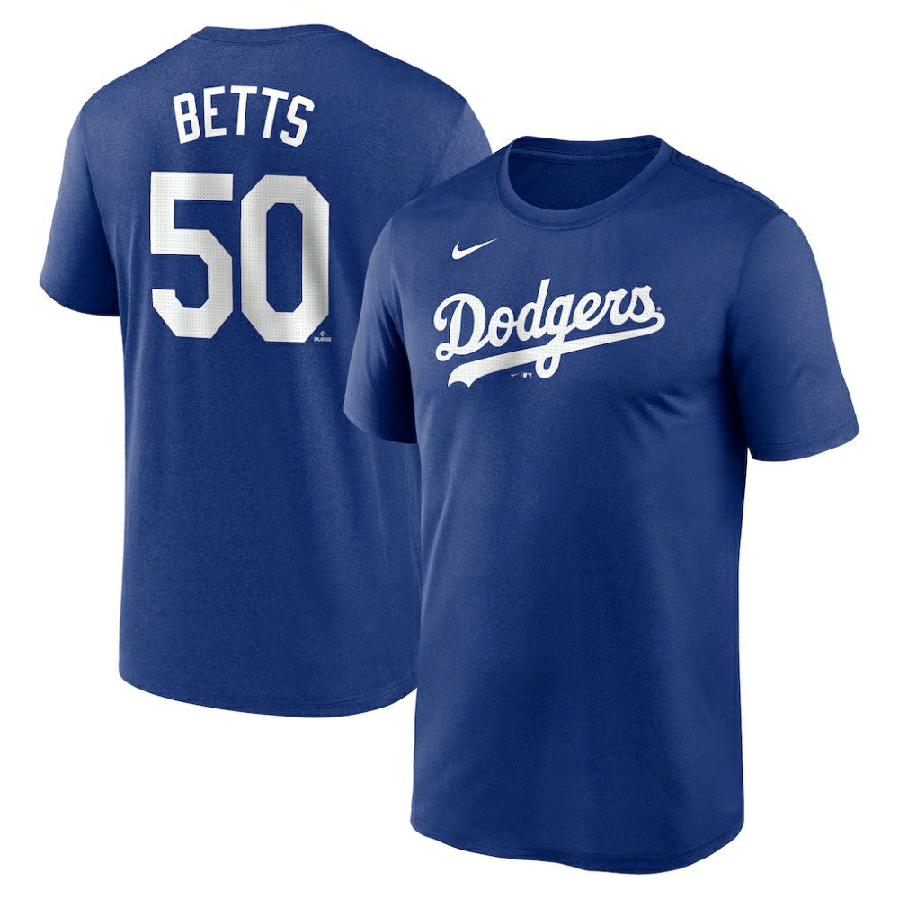 MLB Mookie Betts Los Angeles Dodgers Nike Legend Name & Number Performance T-Shirt