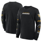 NHL Black Pittsburgh Penguins Fanatics Boxed In Legacy Long Sleeve T-Shirt