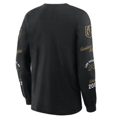 NHL Black Vegas Golden Knights Fanatics Boxed In Legacy Long Sleeve T-Shirt