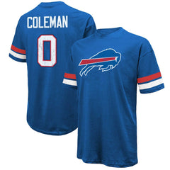 Keon Coleman Majestic Threads Name & Number Oversized Fit T-Shirt - Buffalo Bills
