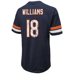 Caleb Williams Majestic Threads Name & Number Oversize Fit T-Shirt - Chicago Bears