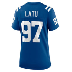 Laiatu Latu Women's Game Jersey - Indianapolis Colts
