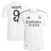 Kylian Mbappé Real Madrid 2024/25 Home Player Jersey - Adidas White