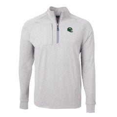 Cutter & Buck Helmet Adapt Eco Knit Quarter-Zip Top - New York Jets