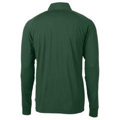 Cutter & Buck Helmet Adapt Eco Knit Stretch Recycled Quarter-Zip Top - New York Jets