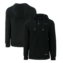 Cutter & Buck Primary Logo Roam Eco Recycled Half-Zip Hoodie - New York Jets