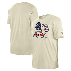 MLB Athletics New Era Americana Flag Fill T-Shirt