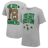 NBA Boston Celtics Stadium Essentials 18-Time NBA Finals Champions We Got 18 Banners T-Shirt
