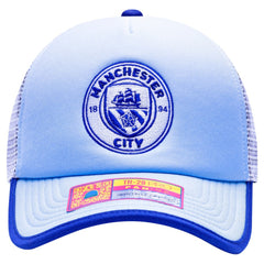 Manchester City Destiny Trucker Adjustable Hat - Light Blue