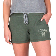 MLB Detroit Tigers Concepts Sport Women's Mainstream French Terry Tri-Blend Shorts