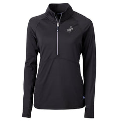 MLB Los Angeles Dodgers Cutter & Buck Women's Adapt Eco Knit Stretch Recycled Half-Zip DryTec Top