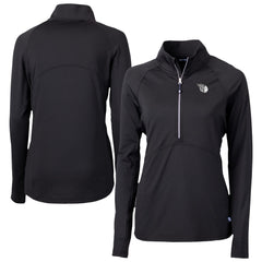 MLB Cleveland Guardians Cutter & Buck Women's Adapt Eco Knit Stretch Recycled Half-Zip DryTec Top