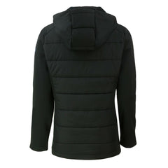 MLB San Diego Padres Cutter & Buck Women's Evoke Hybrid Eco Softshell Recycled Full-Zip Hooded Jacket