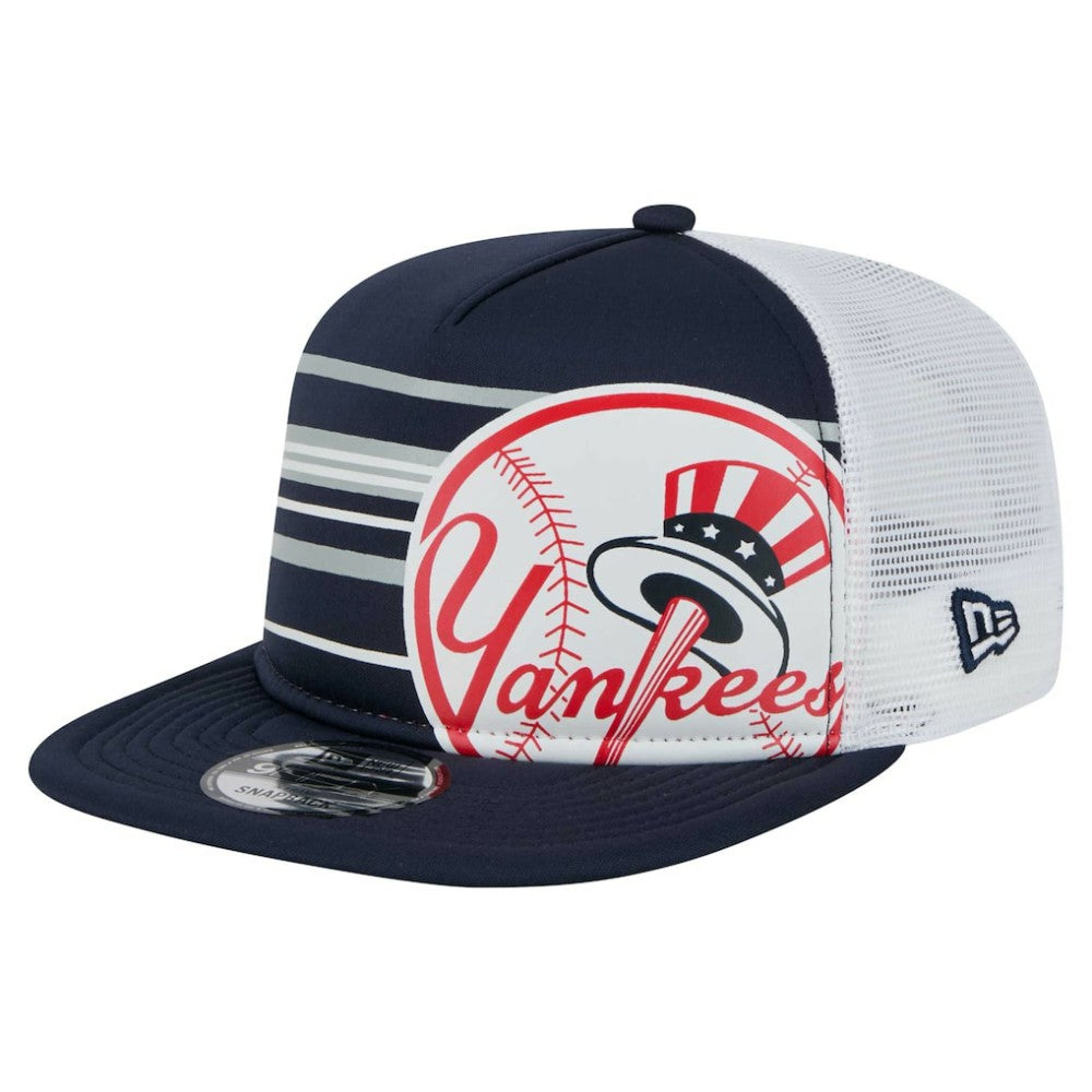 MLB New York Yankees New Era 9FIFTY A-Frame Trucker Snapback Hat