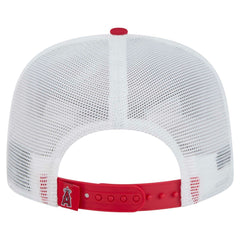 MLB Los Angeles Angels New Era 9FIFTY A-Frame Trucker Snapback Hat