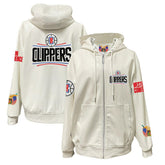 NBA LA Clippers Jeff Hamilton Vegan Leather Full-Zip Hoodie