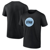NHL Black Utah Mammoth Fanatics Draft Logo T-Shirt