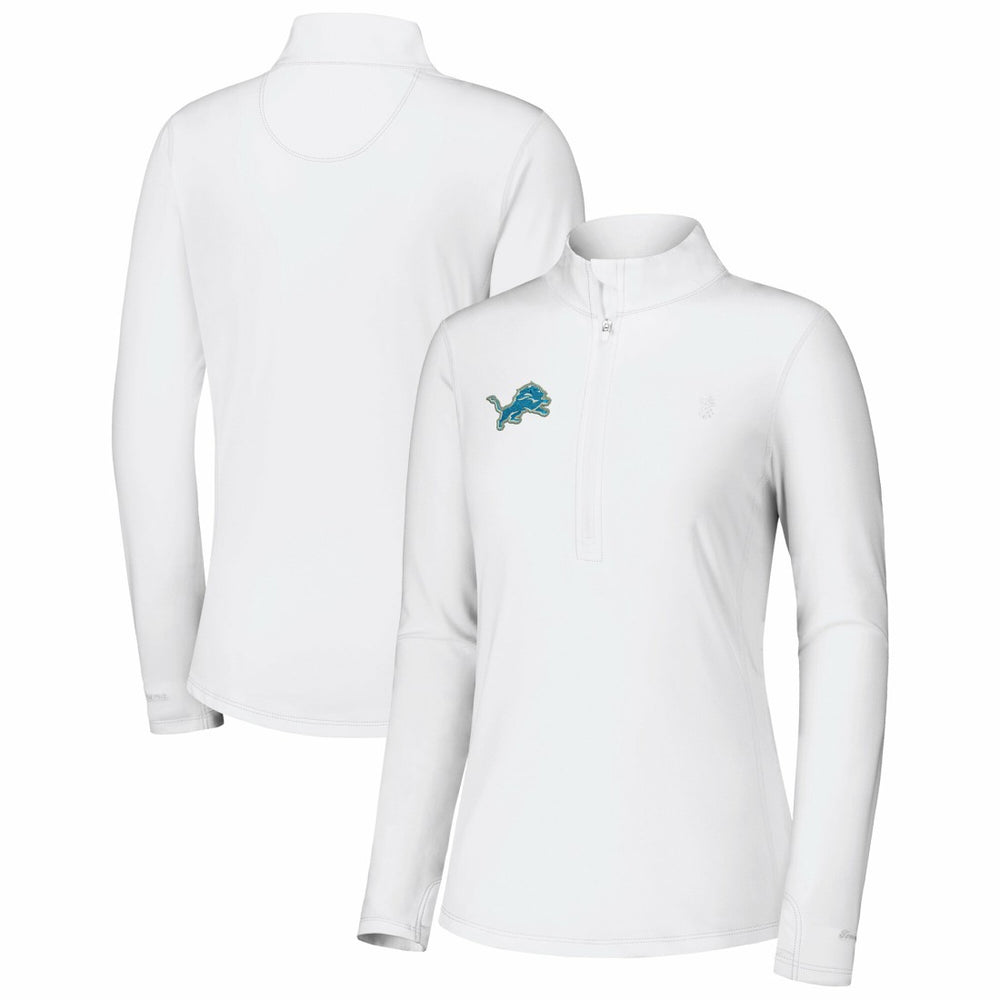 Women's Sport Playa Vista IslandZone Quarter-Zip Jacket - Detroit Lions