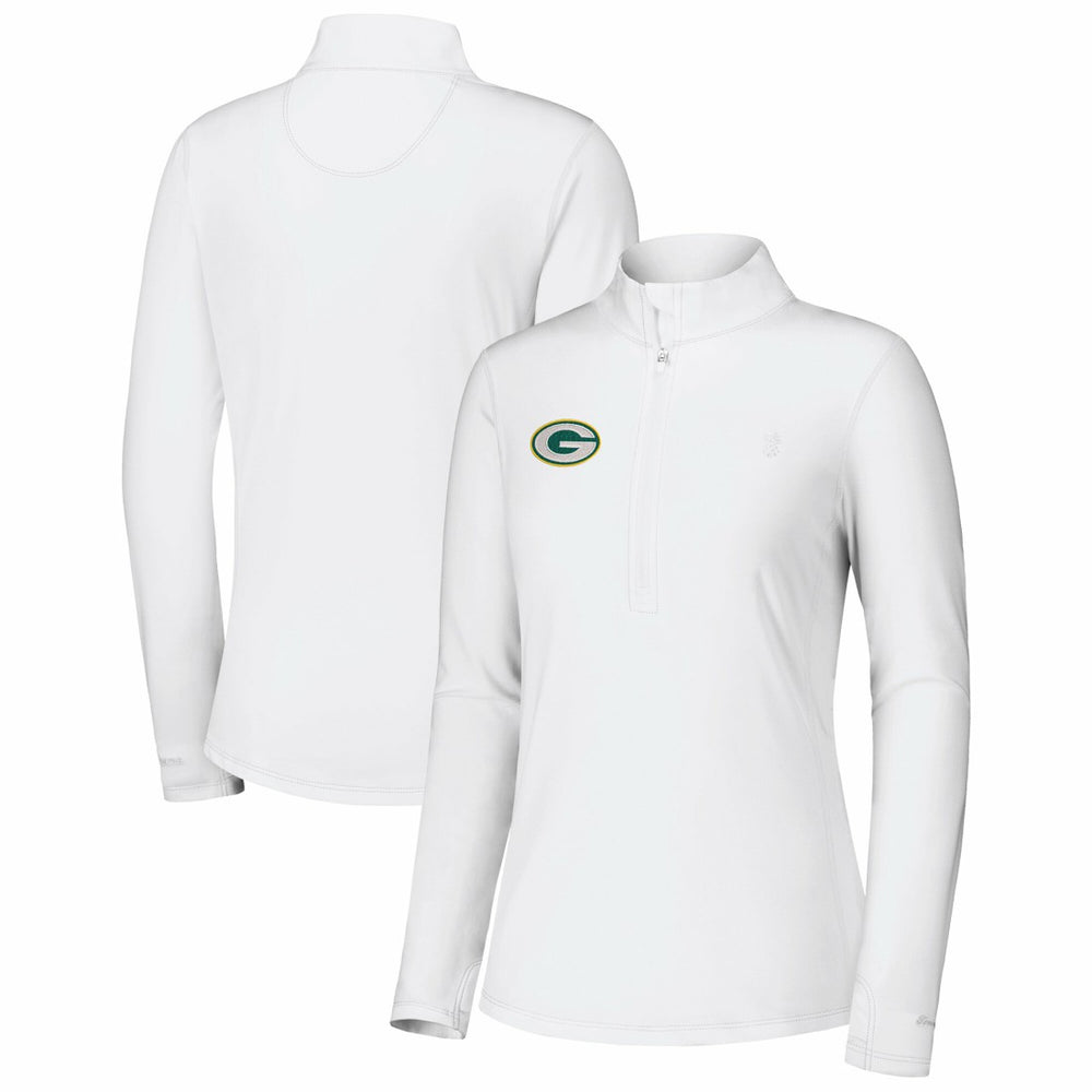 Women's Sport Playa Vista IslandZone Quarter-Zip Jacket - Green Bay Packers