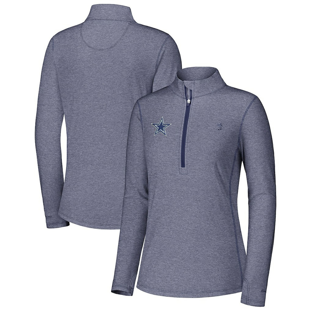 Women's Sport Playa Vista IslandZone Quarter-Zip Jacket - Dallas Cowboys