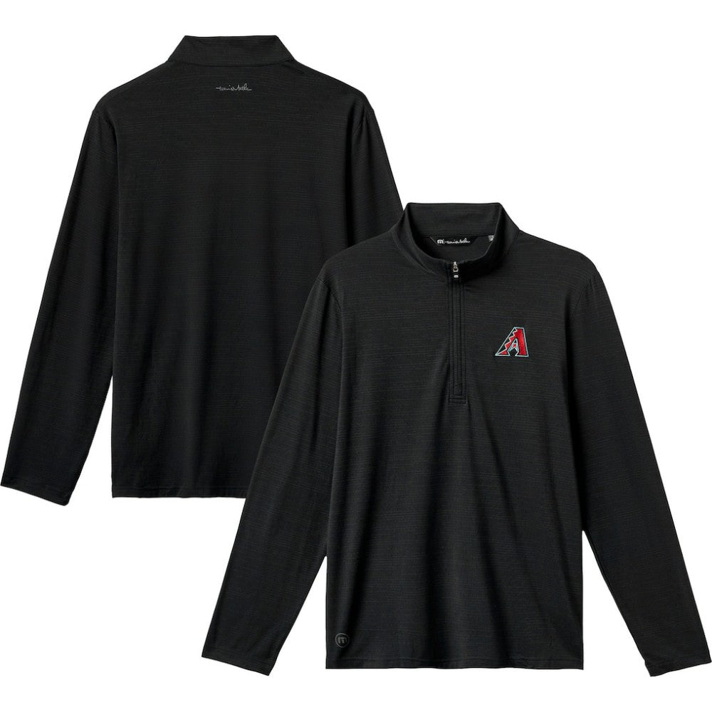 MLB Arizona Diamondbacks TravisMathew The Heater Quarter-Zip Pullover Top
