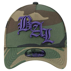 Mystic Camo A-Frame 9FORTY Adjustable Hat - Baltimore Ravens