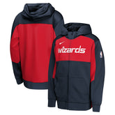 NBA Washington Wizards Youth Authentic On-Court Showtime Performance Full-Zip Hoodie