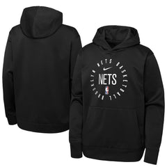 NBA Brooklyn Nets Youth Performance Practice Spotlight Pullover Hoodie