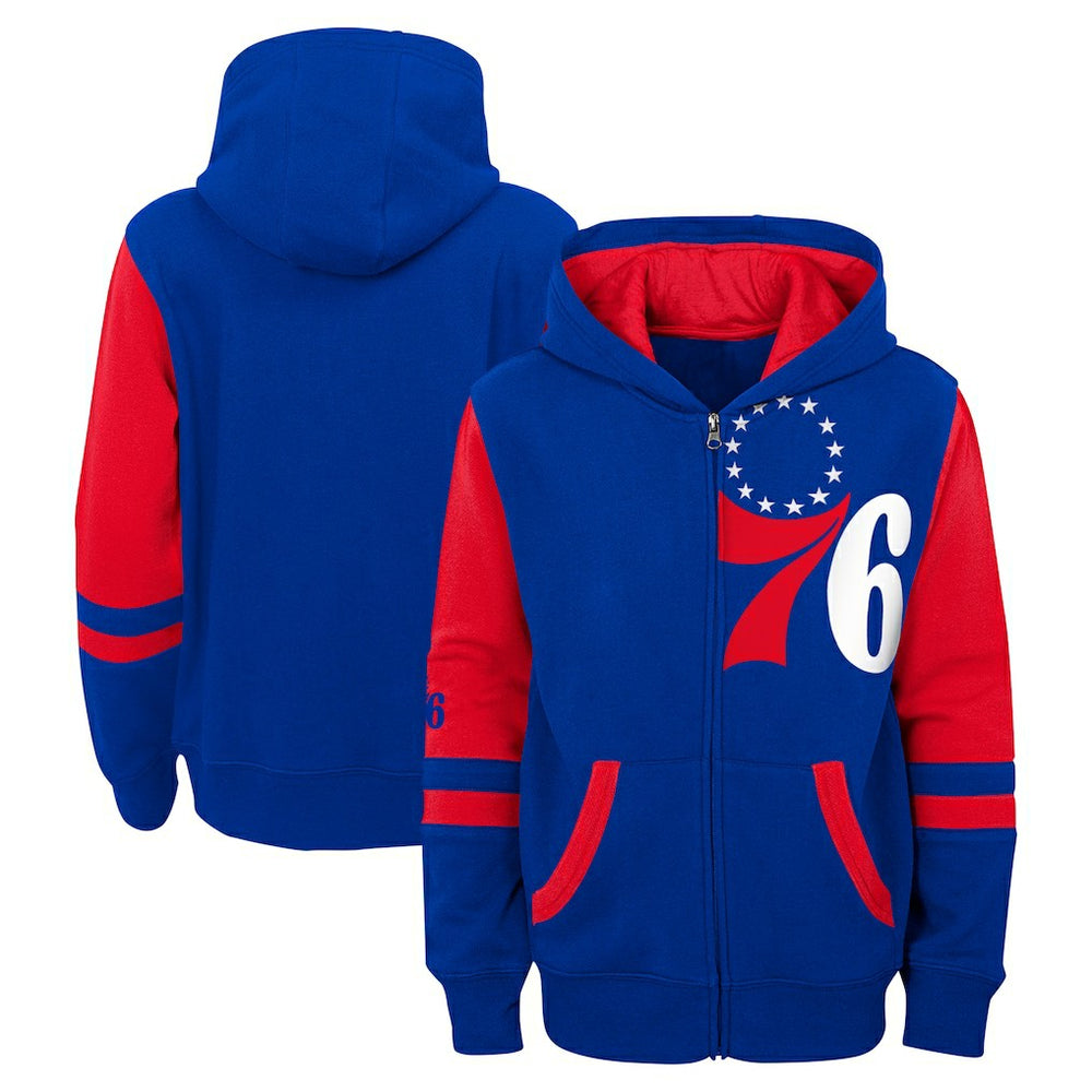 NBA Philadelphia 76ers Preschool Straight To The League Full-Zip Hoodie