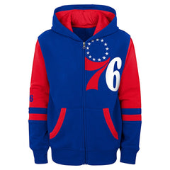 NBA Philadelphia 76ers Preschool Straight To The League Full-Zip Hoodie