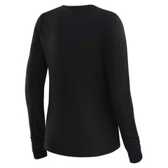 WEAR by Erin Andrews x Gracie Hunt Women's Mesh Panel Long Sleeve T-Shirt - New Orleans Saints