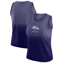 WEAR by Erin Andrews x Gracie Hunt Women's Ombre Tank Top - Baltimore Ravens