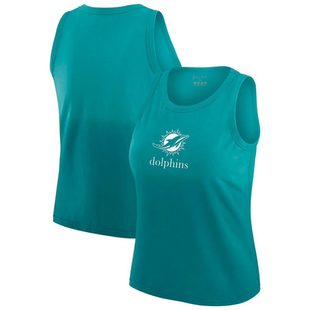 WEAR by Erin Andrews x Gracie Hunt Women's Ombre Tank Top - Miami Dolphins