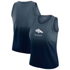 WEAR by Erin Andrews x Gracie Hunt Women's Ombre Tank Top - Denver Broncos