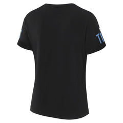 WEAR by Erin Andrews x Gracie Hunt Women's Draft Me Lace-Up T-Shirt - Tennessee Titans