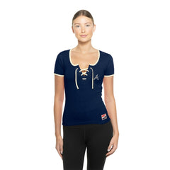 MLB Atlanta Braves New Era Women's Throwback Lace Up T-Shirt