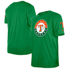 MLB Texas Rangers New Era St. Patrick's Day Shamrock Fill T-Shirt