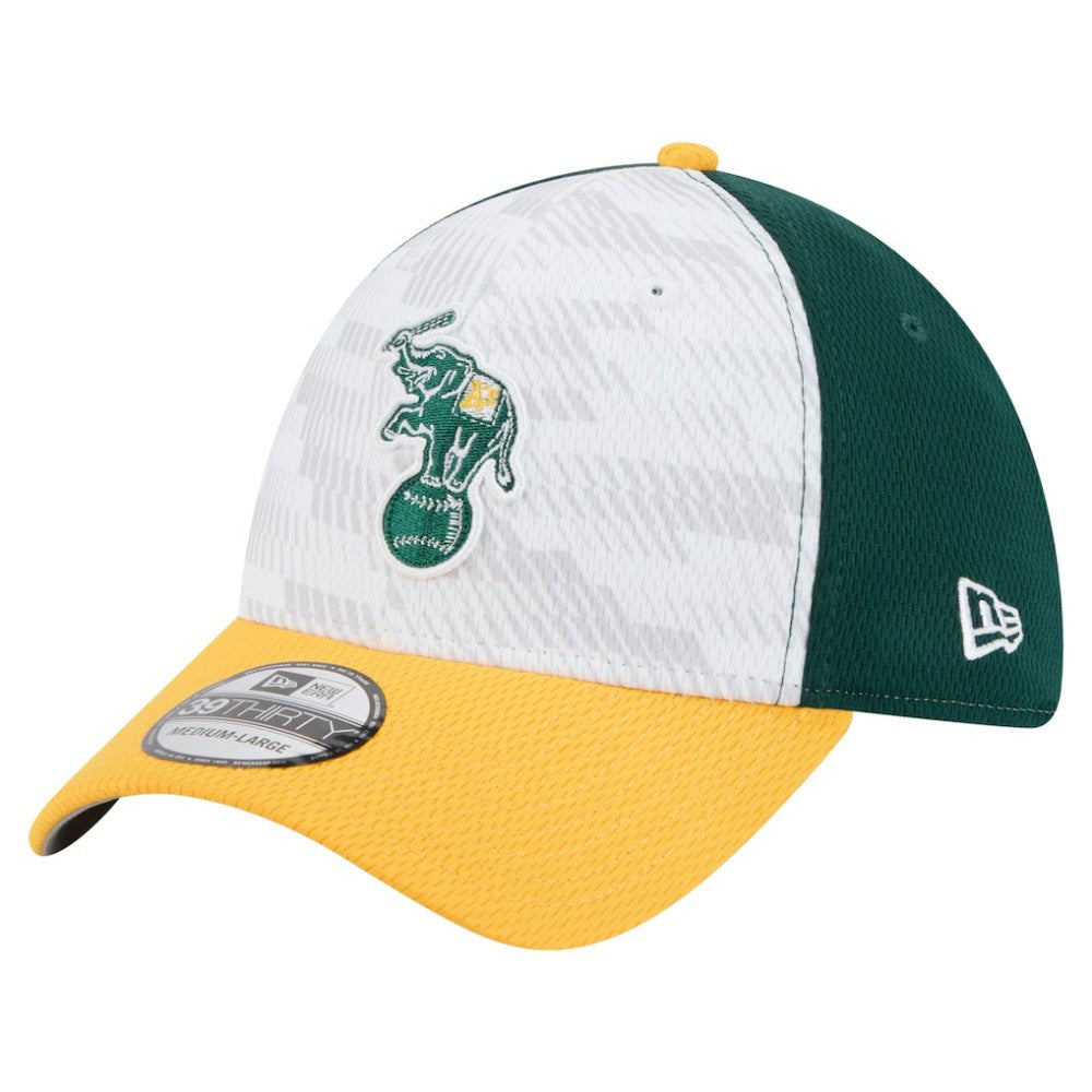 MLB Athletics New Era 2025 MLB Clubhouse 39THIRTY Flex Hat