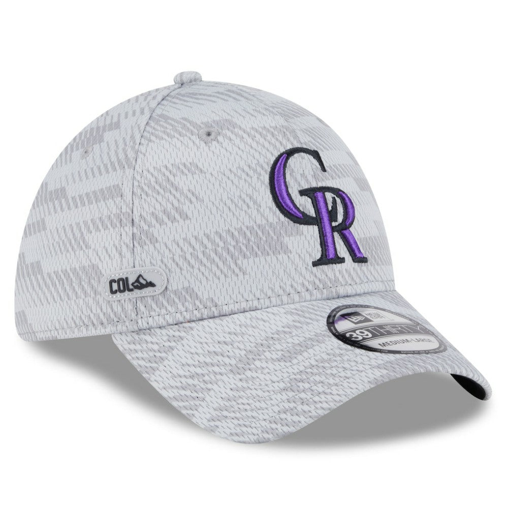 MLB Colorado Rockies New Era 2025 MLB Clubhouse 39THIRTY Flex Hat