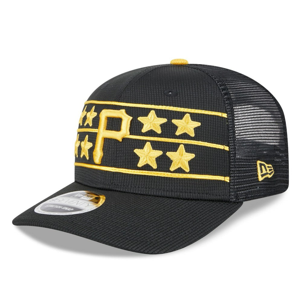MLB Pittsburgh Pirates New Era 2025 Batting Practice 9SEVENTY Stretch-Snap Trucker Hat