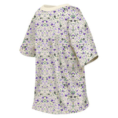 Women's Glam Game Floral Scoop Neck T-Shirt - Baltimore Ravens