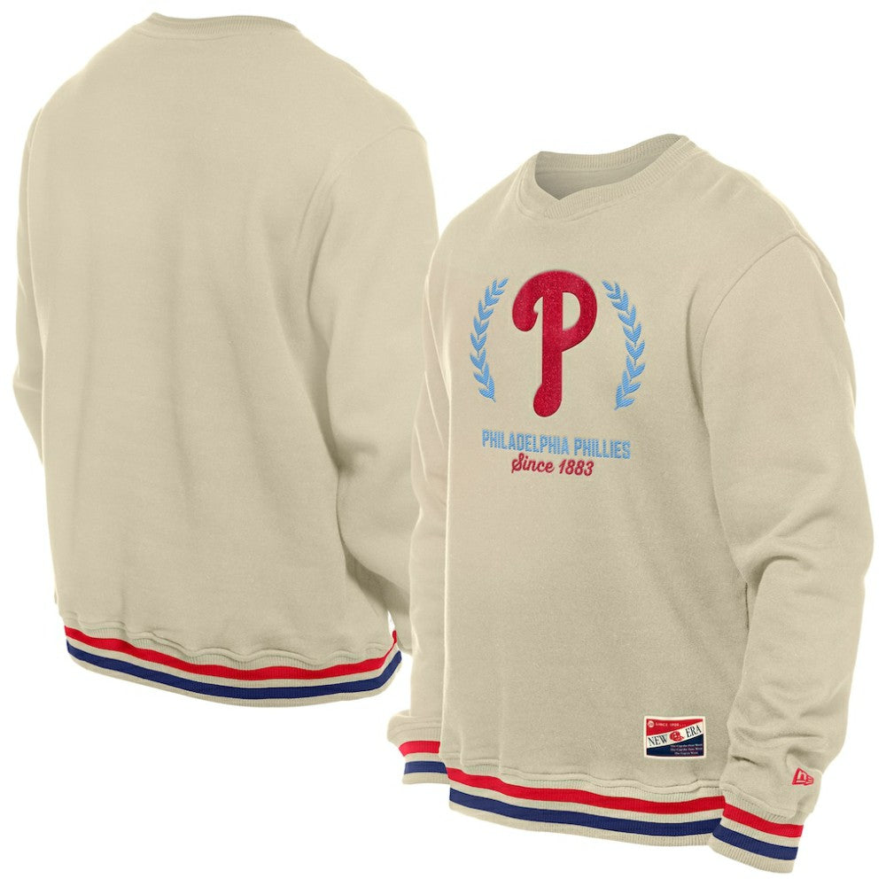 MLB Philadelphia Phillies New Era Throwback Pullover Sweatshirt