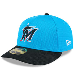 MLB Miami Marlins New Era 2025 Spring Training Low Profile 59FIFTY Fitted Hat