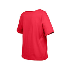 NHL Red New Jersey Devils New Era Girl's Youth Flip Sequin T-Shirt