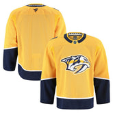 NHL Yellow Nashville Predators Fanatics Home Authentic Pro Jersey