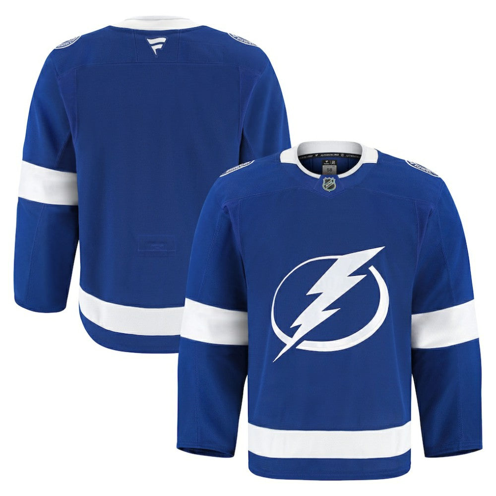 NHL Blue Tampa Bay Lightning Fanatics Home Authentic Pro Jersey