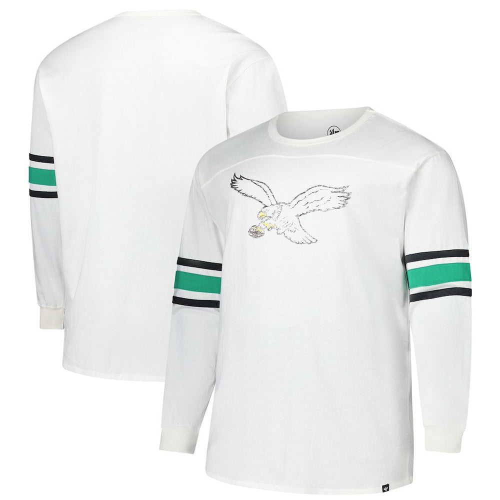'47 Big & Tall Premier Brex Long Sleeve T-Shirt - Philadelphia Eagles