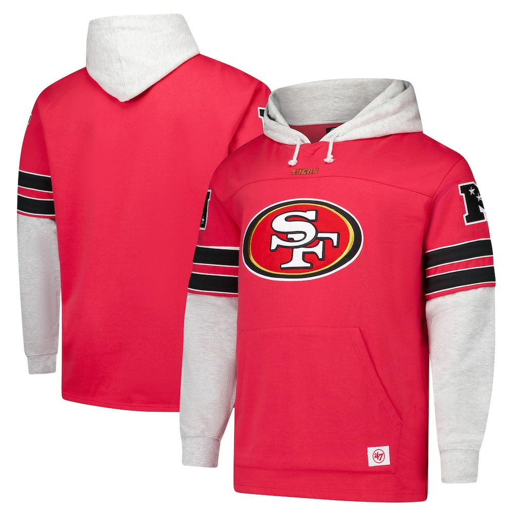 '47 Big & Tall Lacer Pullover Hoodie - San Francisco 49ers