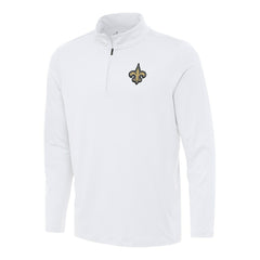 Antigua Reprocess Quarter-Zip Top - New Orleans Saints