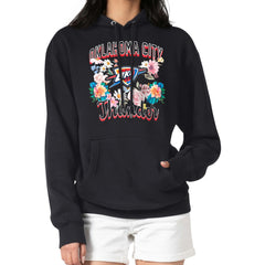 NBA Oklahoma City Thunder G-III 4Her by Carl Banks Women's Flowers Team Logo Graphic Fleece Pullover Hoodie